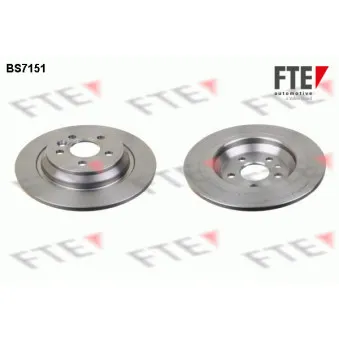 FTE BS7151 - Jeu de 2 disques de frein arrière