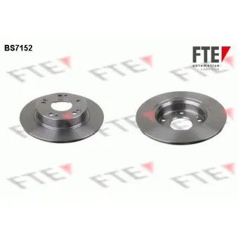 FTE BS7152 - Jeu de 2 disques de frein arrière