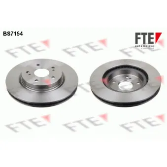 FTE BS7154 - Jeu de 2 disques de frein avant