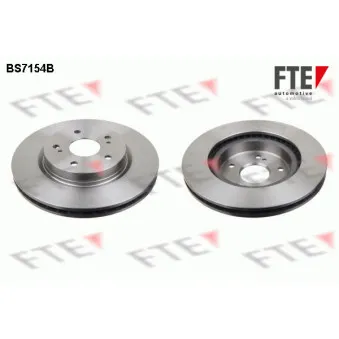 FTE BS7154B - Jeu de 2 disques de frein avant