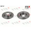 FTE BS7157 - Jeu de 2 disques de frein arrière