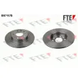 FTE BS7157B - Jeu de 2 disques de frein arrière