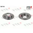 FTE BS7158 - Jeu de 2 disques de frein arrière