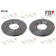 FTE BS7160 - Jeu de 2 disques de frein arrière