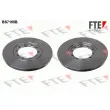 FTE BS7160B - Jeu de 2 disques de frein arrière