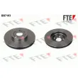 FTE BS7163 - Jeu de 2 disques de frein avant