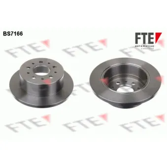 FTE BS7166 - Jeu de 2 disques de frein arrière