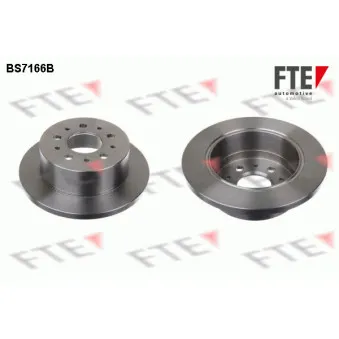 FTE BS7166B - Jeu de 2 disques de frein arrière