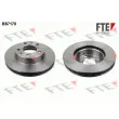 FTE BS7170 - Jeu de 2 disques de frein avant