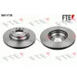 FTE BS7177B - Jeu de 2 disques de frein avant