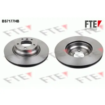 Jeu de 2 disques de frein avant FTE OEM 34116764645