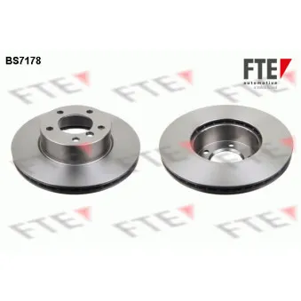 FTE BS7178 - Jeu de 2 disques de frein avant