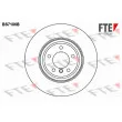 FTE BS7186B - Jeu de 2 disques de frein avant
