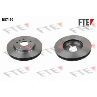 Jeu de 2 disques de frein avant FTE OEM 569063