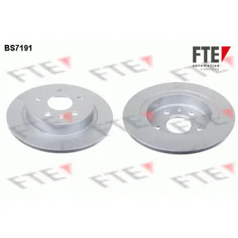 FTE BS7191 - Jeu de 2 disques de frein arrière