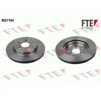 FTE BS7194 - Jeu de 2 disques de frein arrière