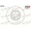 FTE BS7195 - Jeu de 2 disques de frein avant