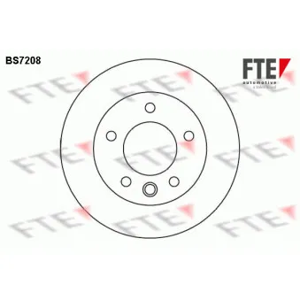Jeu de 2 disques de frein avant FTE OEM 9034210112