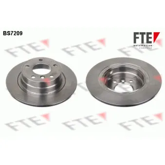 Jeu de 2 disques de frein arrière FTE OEM 34214031725