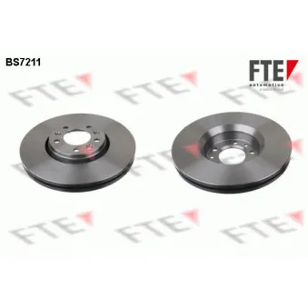 Jeu de 2 disques de frein avant FTE BS7211 pour CITROEN C5 1.6 THP 150 - 150cv