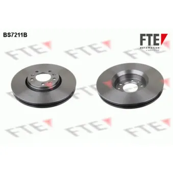 Jeu de 2 disques de frein avant FTE BS7211B pour CITROEN C5 1.6 HDi 115 - 114cv