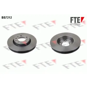 FTE BS7212 - Jeu de 2 disques de frein avant