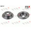 FTE BS7217 - Jeu de 2 disques de frein arrière