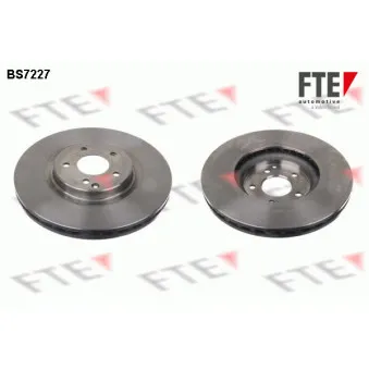 Jeu de 2 disques de frein avant FTE BS7227 pour MERCEDES-BENZ CLASSE C C 350 - 272cv