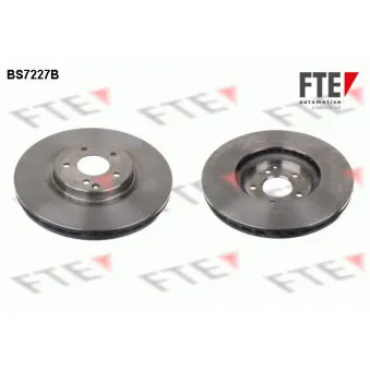 Jeu de 2 disques de frein avant FTE BS7227B pour MERCEDES-BENZ CLASSE C CLC 350 - 272cv