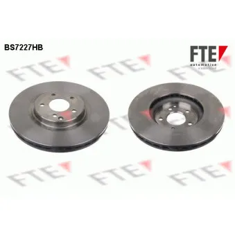 Jeu de 2 disques de frein avant FTE BS7227HB pour MERCEDES-BENZ CLASSE C C 350 - 272cv