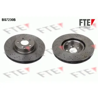 FTE BS7230B - Jeu de 2 disques de frein avant