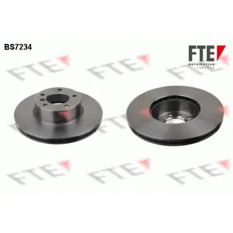 FTE BS7234 - Jeu de 2 disques de frein avant
