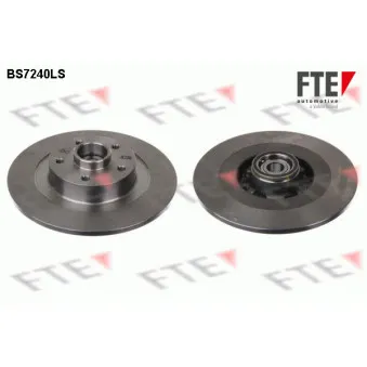 FTE BS7240LS - Jeu de 2 disques de frein arrière