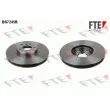 FTE BS7245B - Jeu de 2 disques de frein avant