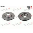 FTE BS7251 - Jeu de 2 disques de frein avant