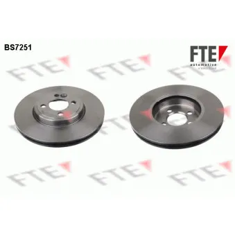 Jeu de 2 disques de frein avant FTE OEM 34116858652