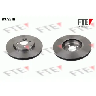 Jeu de 2 disques de frein avant FTE OEM 34116858652