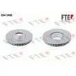 FTE BS7266B - Jeu de 2 disques de frein avant