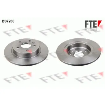 Jeu de 2 disques de frein arrière FTE OEM 569074