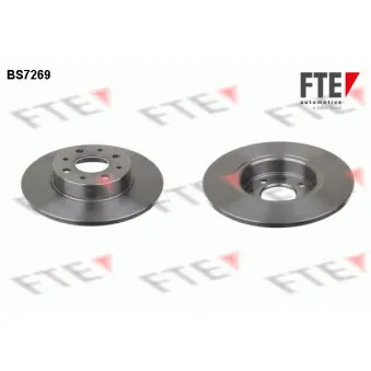 FTE BS7269 - Jeu de 2 disques de frein arrière