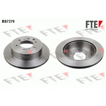 FTE BS7270 - Jeu de 2 disques de frein arrière