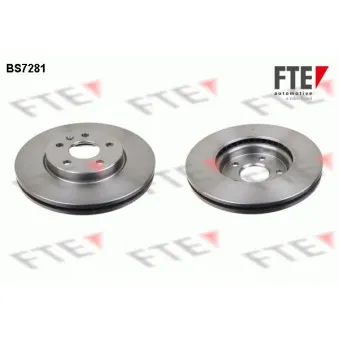 FTE BS7281 - Jeu de 2 disques de frein avant