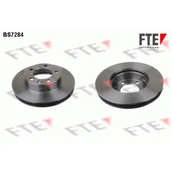 Jeu de 2 disques de frein avant FTE OEM 93197403