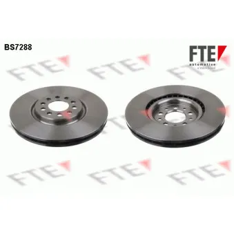 Jeu de 2 disques de frein avant FTE OEM 51767384