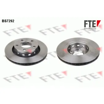 Jeu de 2 disques de frein arrière FTE OEM 4B3615601