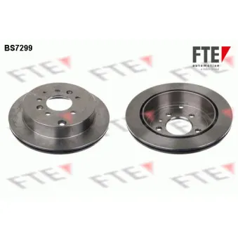 FTE BS7299 - Jeu de 2 disques de frein arrière