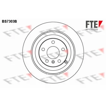 FTE BS7303B - Jeu de 2 disques de frein arrière
