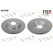 FTE BS7304B - Jeu de 2 disques de frein arrière
