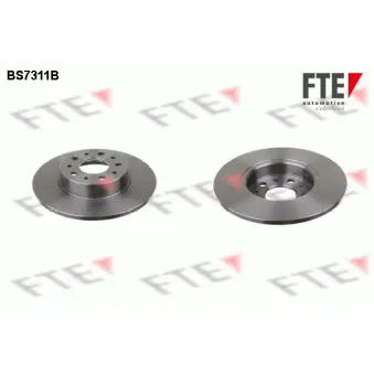 Jeu de 2 disques de frein arrière FTE OEM 51808471