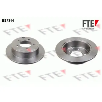 Jeu de 2 disques de frein arrière FTE OEM 05105515AA